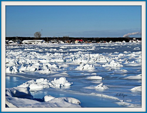 blue winter white ice bay coast wharf petitrocher bayofchaleur