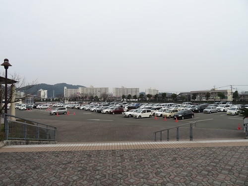 小倉競馬場の第１駐車場