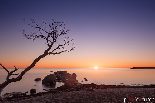 sea sky sunlight tree beach water sunrise canon eos pier early skåne sand aperture long sweden stones south baltic 1750 tamron term kivik län 450d