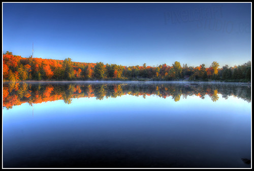morning autumn fall leaves sunrise colours quebec hdr
