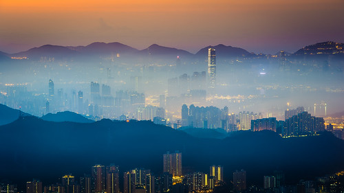 sunrise dawn cityscape kowloon icc westkowloon 日出 taimoshan 大帽山