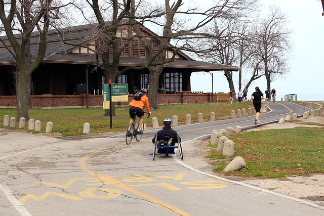 Chicago's Lakefront Trail and Lake Shore Drive