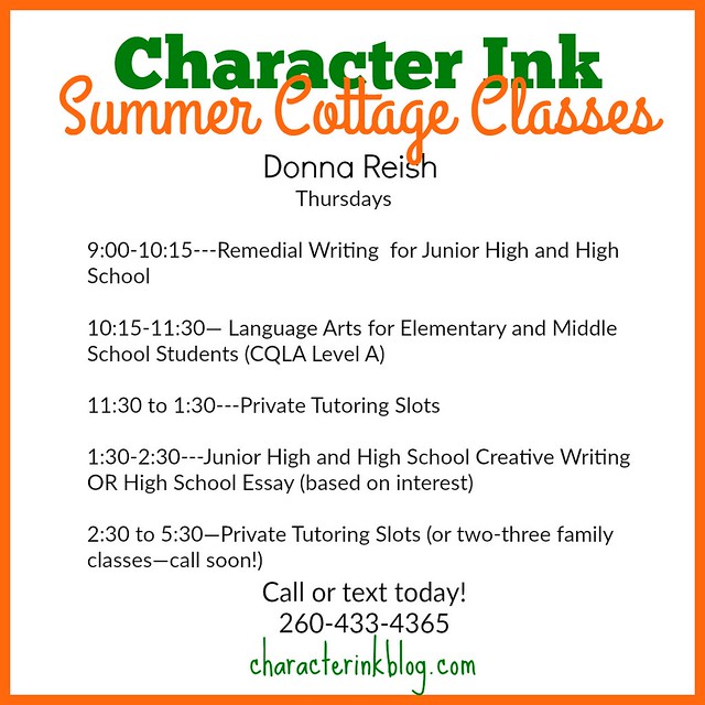 Character Ink Summer Cottage Classes2