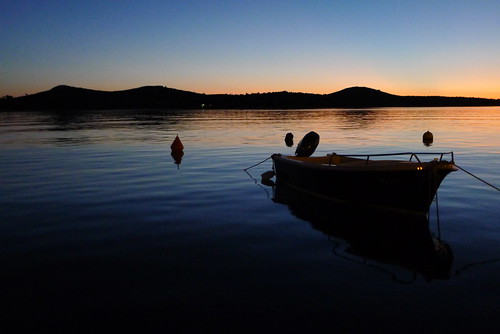 sunset sea mer water soleil boat eau coucher croatia bateau sibenik croatie adriatique