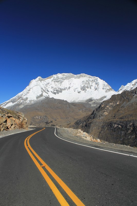 The road to Huascaran
