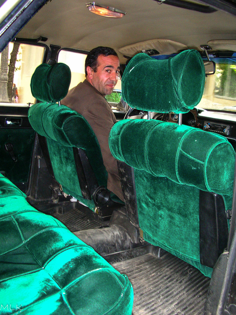 Cab owner was very proud of his car. Yerevan 2006-05
