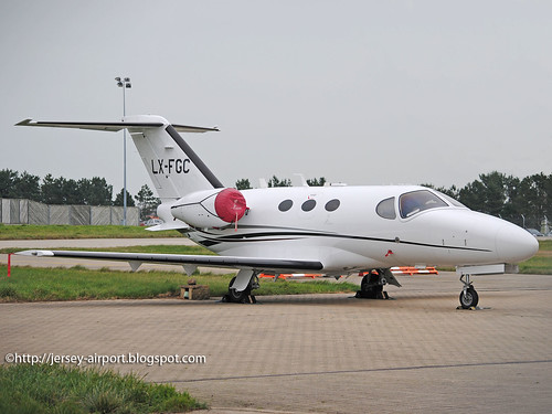 LX-FGC Cessna 510 Citation Mustang by Jersey Airport Photography
