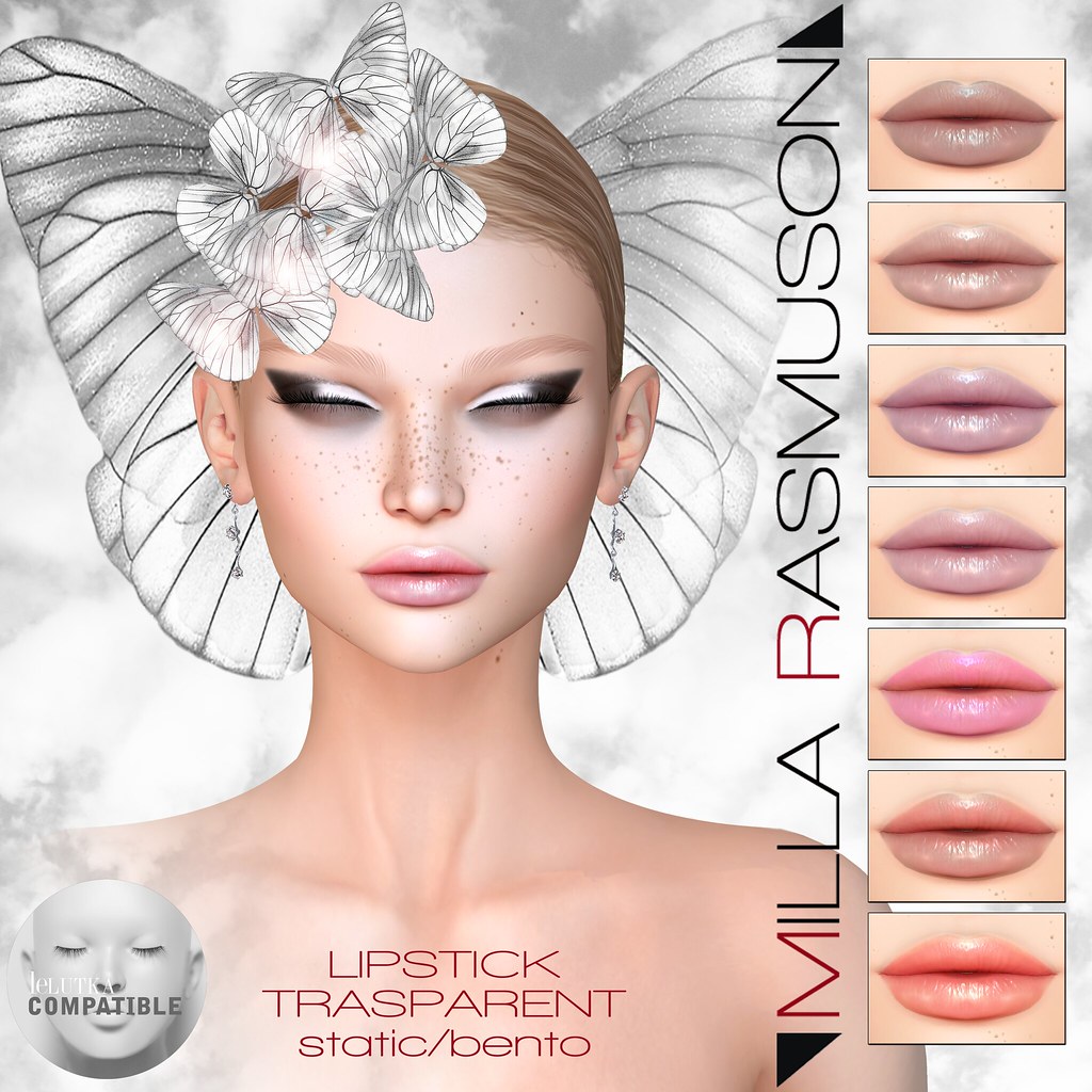 MRM "Trasparent" lipstick Lelutka - SecondLifeHub.com