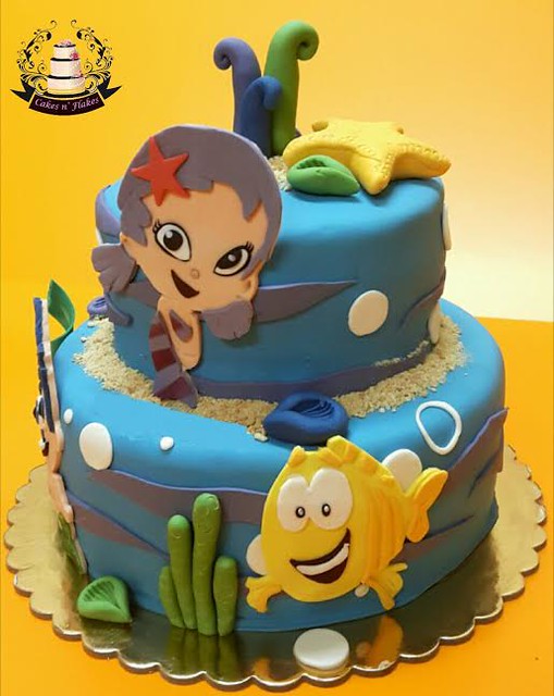 Bubble Guppies 2D cake by Sandhya of Cakes n' Flakes