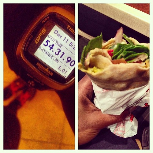 Ran 5 miles with #GTStrutters and then ate #pitapit! #running #runchat