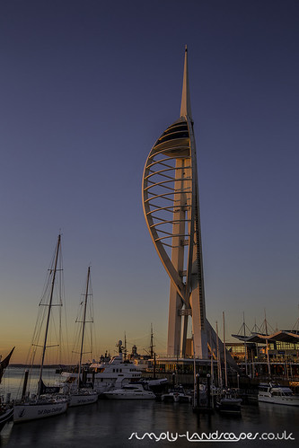 uk sunset seascape tower water architecture boats landscapes dusk ngc hampshire 09 lee nd portsmouth spinnakertower spinnaker simply filters oldportsmouth leefilters canon6d simplylandscapes