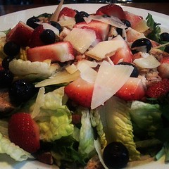 Berry Salad at Southsiders. While riding out the storm.