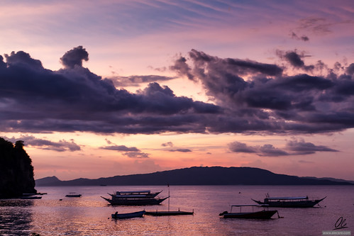 sunset sea landscape boat philippines type puertogalera waterscape elgalleon timeofday mimaropa