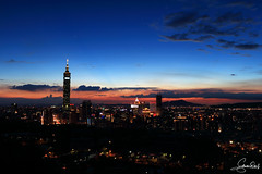 July 17, 2013  Sunset in Taipei