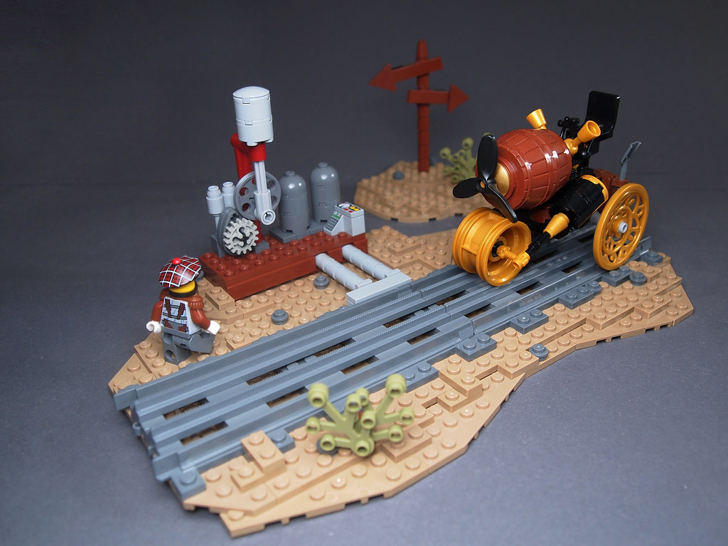 Wasteland Scout (custom built Lego model)