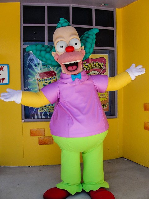 Krusty the Clown at Universal Orlando