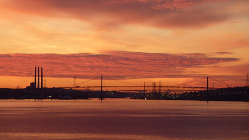bridge sky orange nova sunrise bedford harbor harbour basin mackay scotia halifax