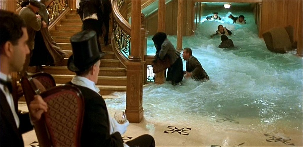 RMS Titanic's First Class Grand Staircase sinking - a photo on Flickriver
