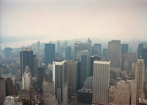 ny nyc new york city 1987 empire state building observation deck manhattan