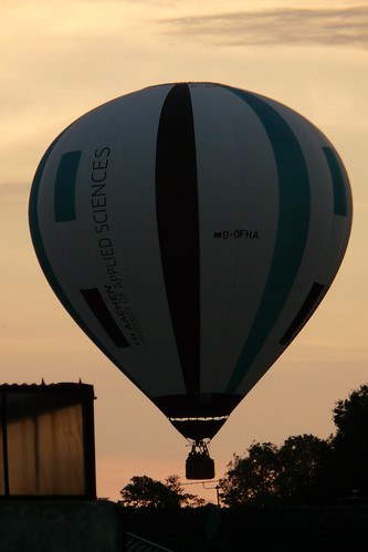 sunset hot sonnenuntergang air ballon balloon flight first heisluftballon aachen fh fachhochschule flugplatz maiden airfield jungfernflug erstflug merzbrück eschweiler
