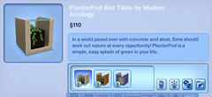 PlanterPod End Table by Modern Arcology