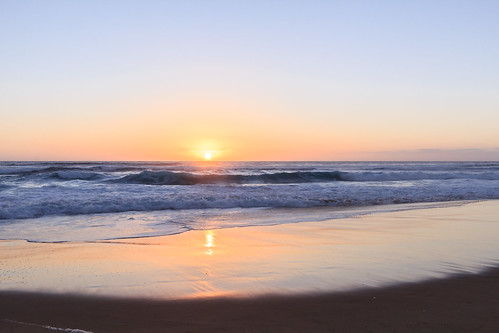 sunset sea sun water sunrise waves australia victoria clear phillipisland scapes