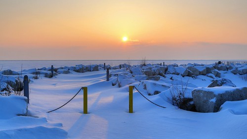 milwaukee mke wisconsin usa album gallery 2014 february winter sunrise pierwisconsin hdr snow 16x9 morning