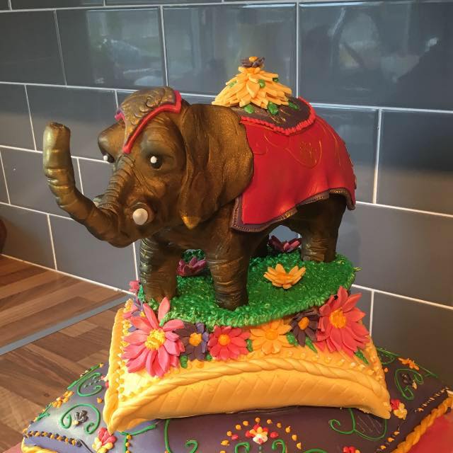 3D African Elephant Cake by Andrew Nuttall of Custom Cake Art