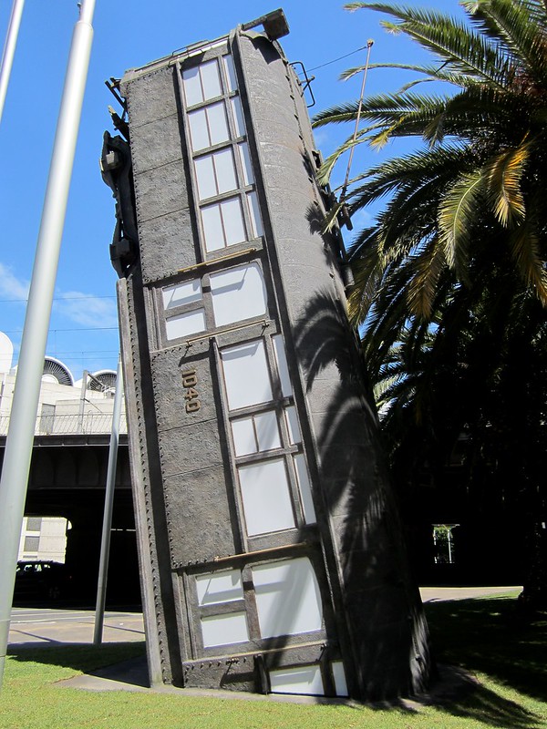 Tram 1040 sculpture, Melbourne