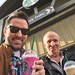 So this is what a #unicorn tastes like! Still feeling a bit like a sack of yuck, but I wanted to get some gifts mailed out so I ventured outside. Pops and I stopped by @Starbucks where, of course, I had to try the #UnicornFrappuccino! They ran out of mang