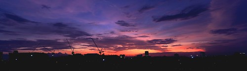 city cloudy sky sunset bangkok thailand fuji xpro 1 fujifilm xpro1 fujix x skyathome vsco
