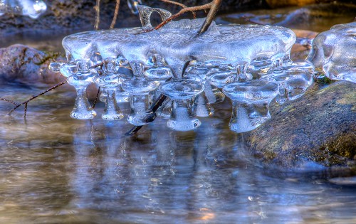 winter macro ice nature water river wv westvirginia icicles hdr photomatix hdrextremes cranberryriver pentaxk52s