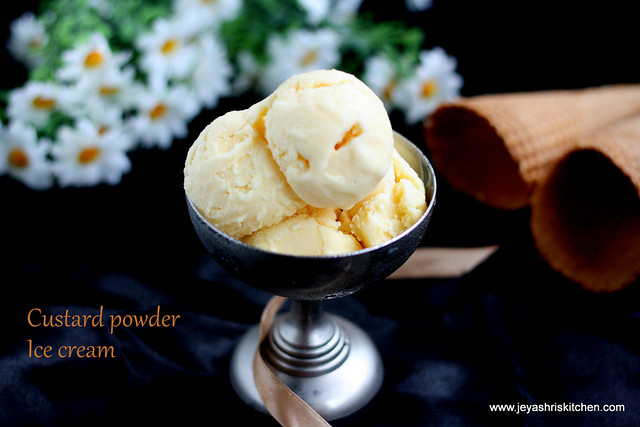 Custard powder Ice cream