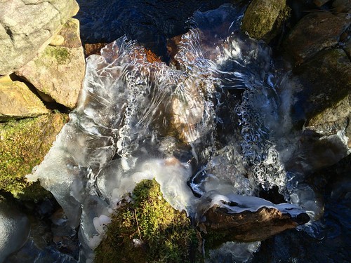 ice nature frozen waterfall pattern ripples photostream