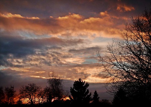 sunset sky france clouds overcast ciel nuages nord coucherdesoleil overcastsky