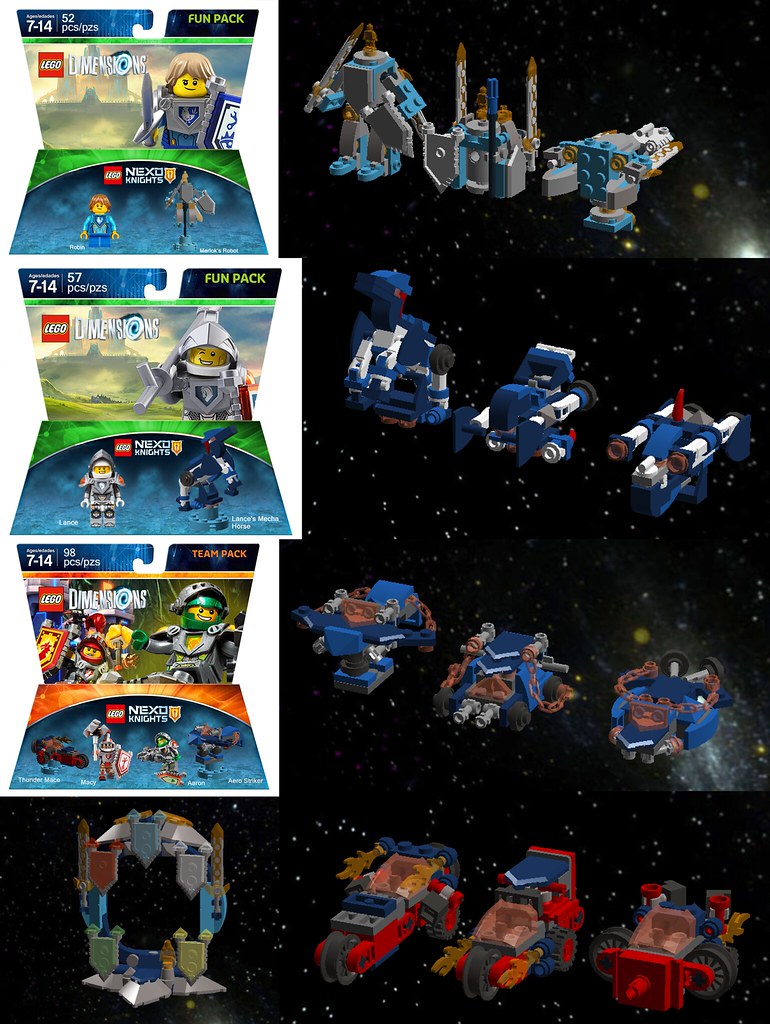 LEGO Dimensions concept: Nexo Knights WIP