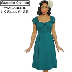 New in from Lindy Bop! Bella Swing Dress in Teal https://anomalieclothing.com.au/products/lindy-bop-bella-swing-dress-in-teal #Rockabilly #Retro #VintageInspiredFashion #Pinup