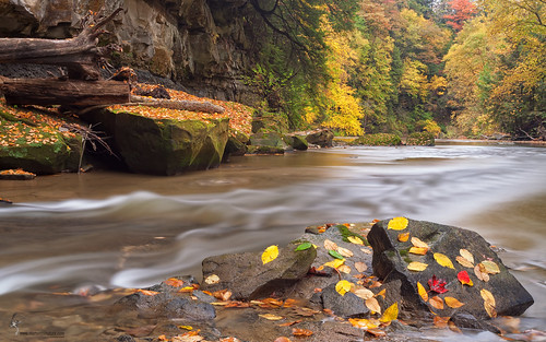 autumn ohio fall landscapes waterfall clevelandmetroparks 1740mmf4l southchagrinreservation quarryrock leefilters joshuaclark 5dmkii momentsinnature