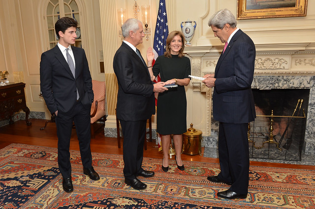 Secretary Kerry Hosts a Swearing-In Ceremony for Ambassador Kennedy