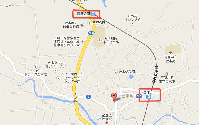 金木 map