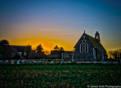 uk sunset sky sun church nature kent photograph attraction reculver