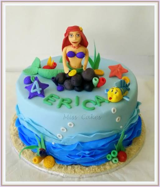 Little Mermaid Cake by Shilmi Chokshi of Miss Cakes