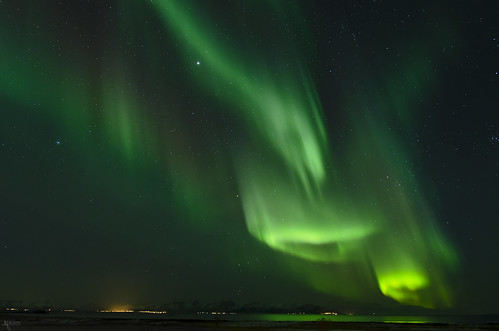 light green norway lights display wave aurora northern particles magnetic borealis vesterålen bø nordland