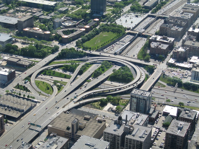 Flyover - a view from Sears Tower