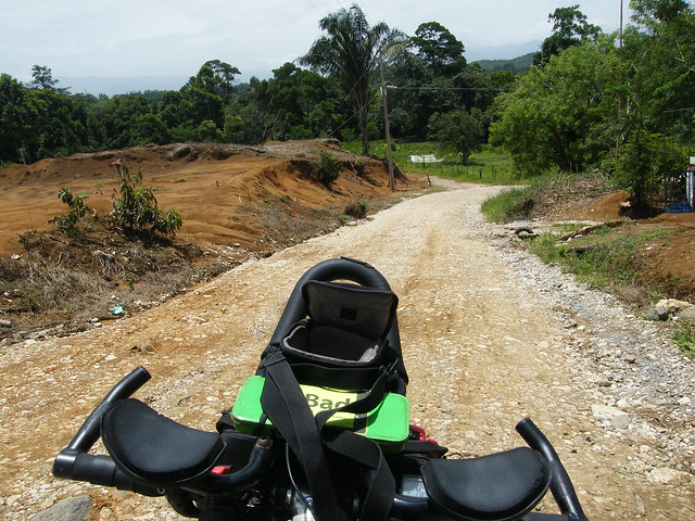 This is the road to Panama, from Costa Rica