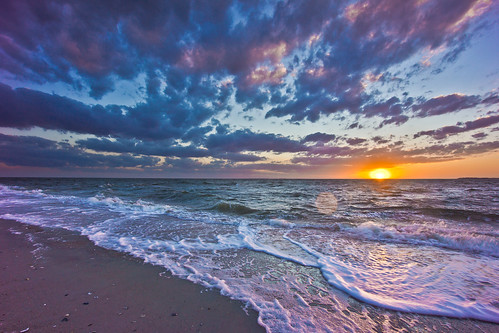 park sunset beach water clouds island waves state south tide southcarolina edisto edistoisland