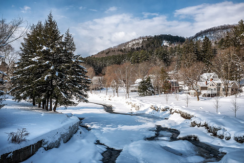 winter snow river landscape vermont fuji unitedstates fujifilm woodstock ottauquechee x100s