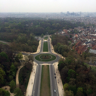 View from the Atomium