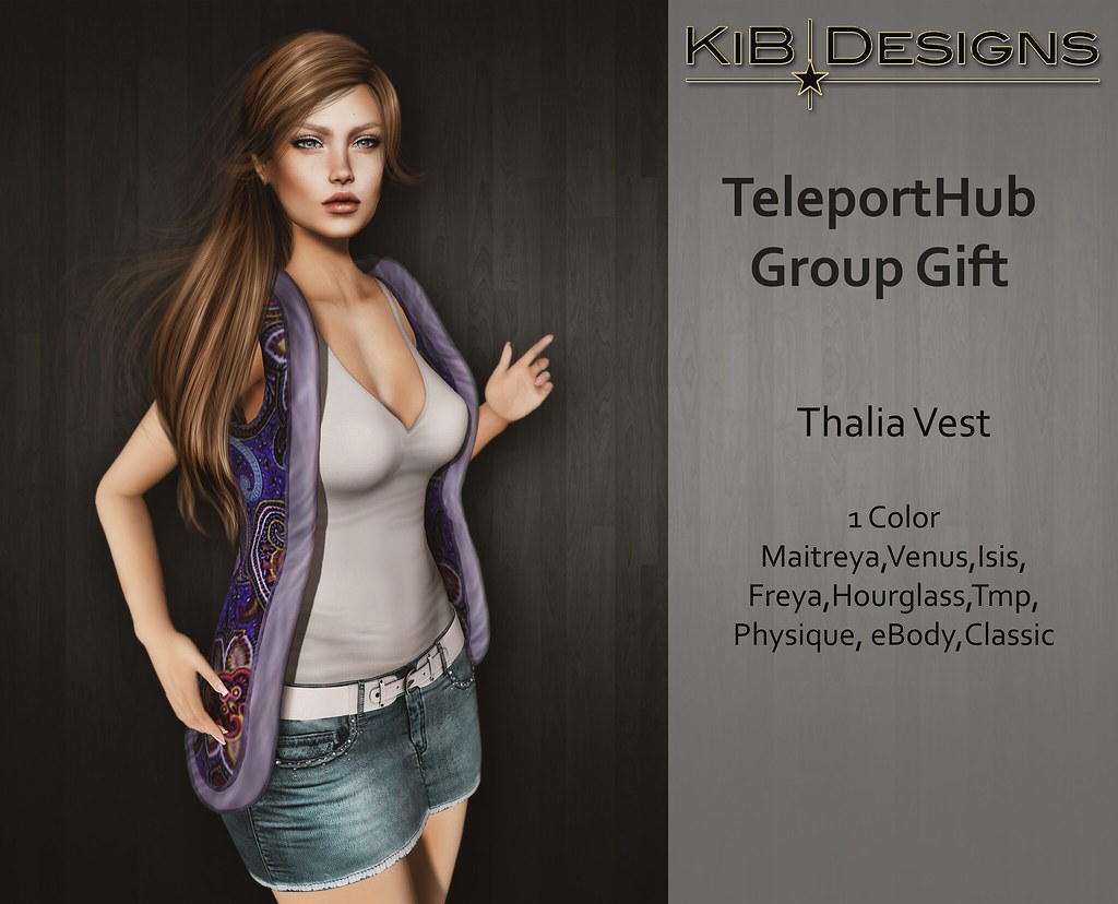 KiB Designs – Thalia Vest – TeleportHub Free Group Gift!!!