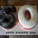 60th Numbered birthday cake